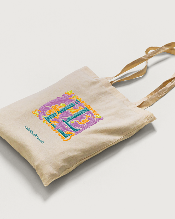 TOTEBAG SUMMER LINE ROSA/LARANJA